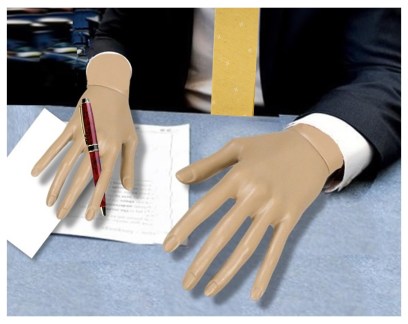 desk hands