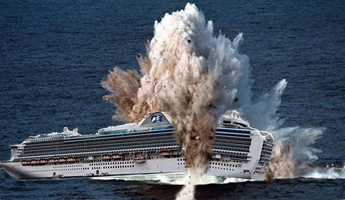 ruby princess blowing up- net