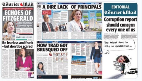 courier attacks on trad - net