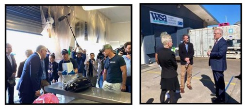 smoko at fish plant - net